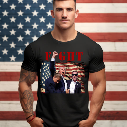 Trump Fight 2 Unisex Tee